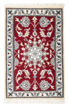 Tapis de Nain - 12La Tapis 56x89cm - Tapis persan - rouge foncé - Rectangle / Rouge foncé / 56 x 89 cm Rectangle
