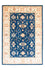 Ziegler Teppich 253 x 178 cm - blau