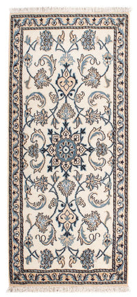 Tapis persan - Nain - 145 x 68 cm - beige