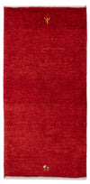 Loribaft Teppich Perser 72x140cm - Orientteppich - Rechteckig / Dunkelrot / 72 x 140 cm Rechteckig