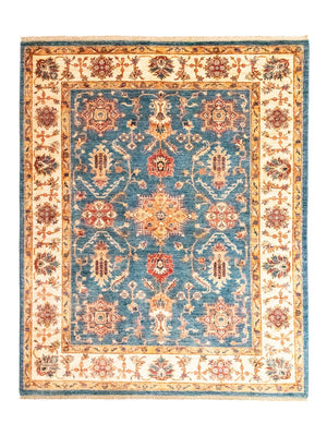Ziegler Teppich 199 x 162 cm - hellblau