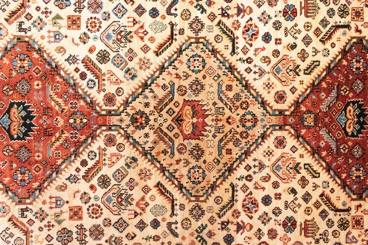 Perserteppich - Nomadic 203 x 145 cm - beige