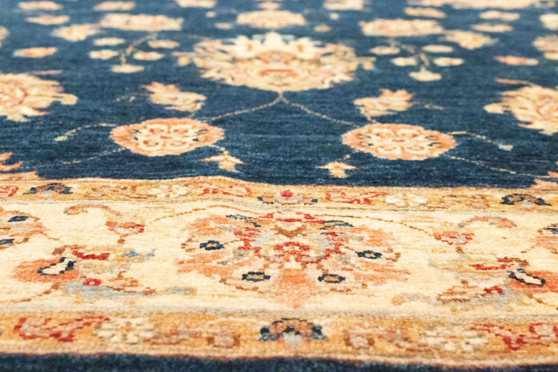 Ziegler Teppich 198 x 150 cm - blau