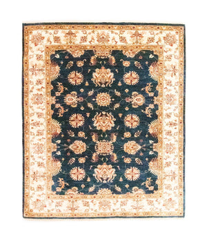 Ziegler Teppich 190 x 154 cm - blau