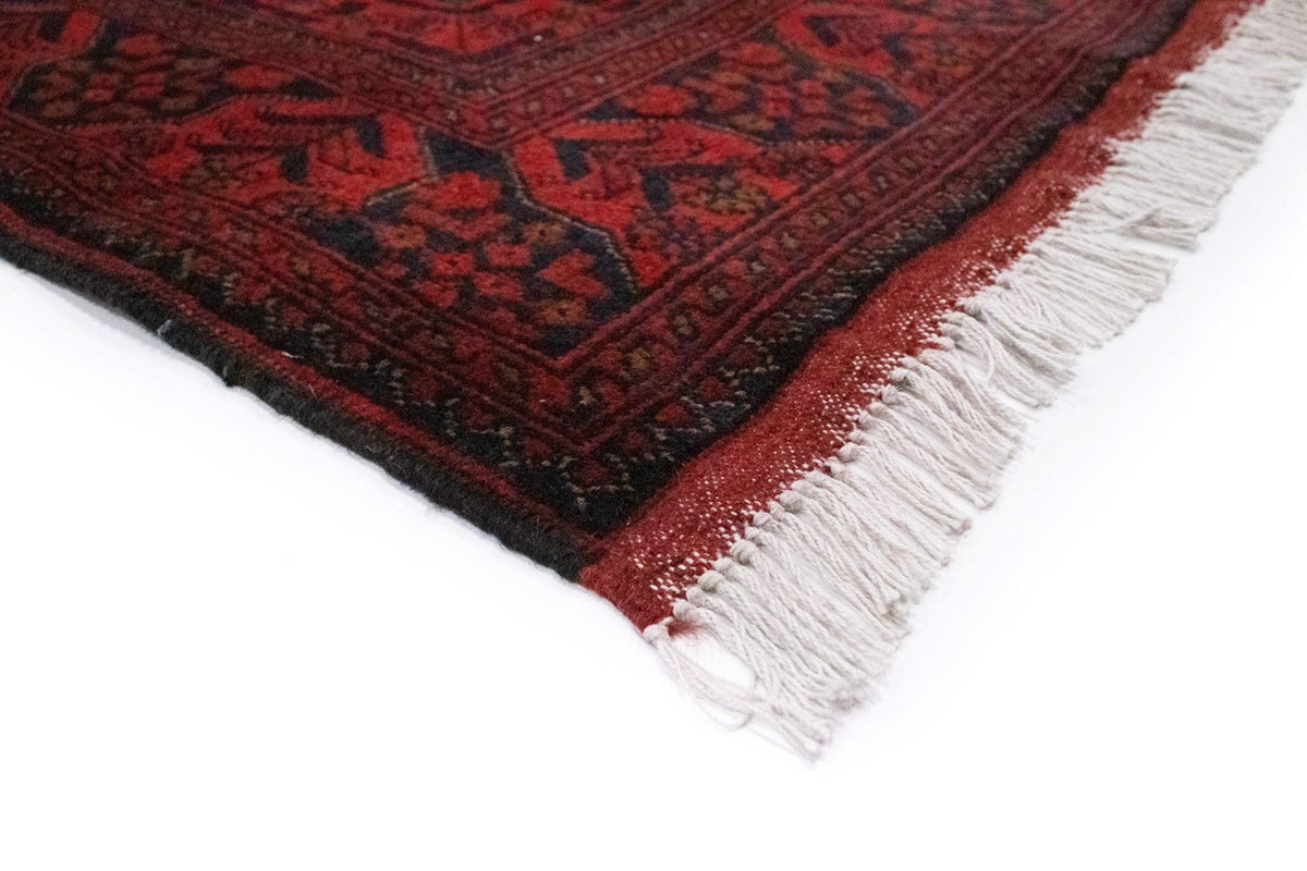 Afghan Teppich - Kunduz 197 x 126 cm - rot