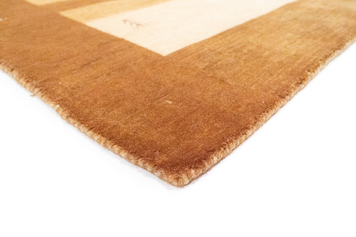 Gabbeh Teppich - Loribaft Softy 165 x 116 cm - braun