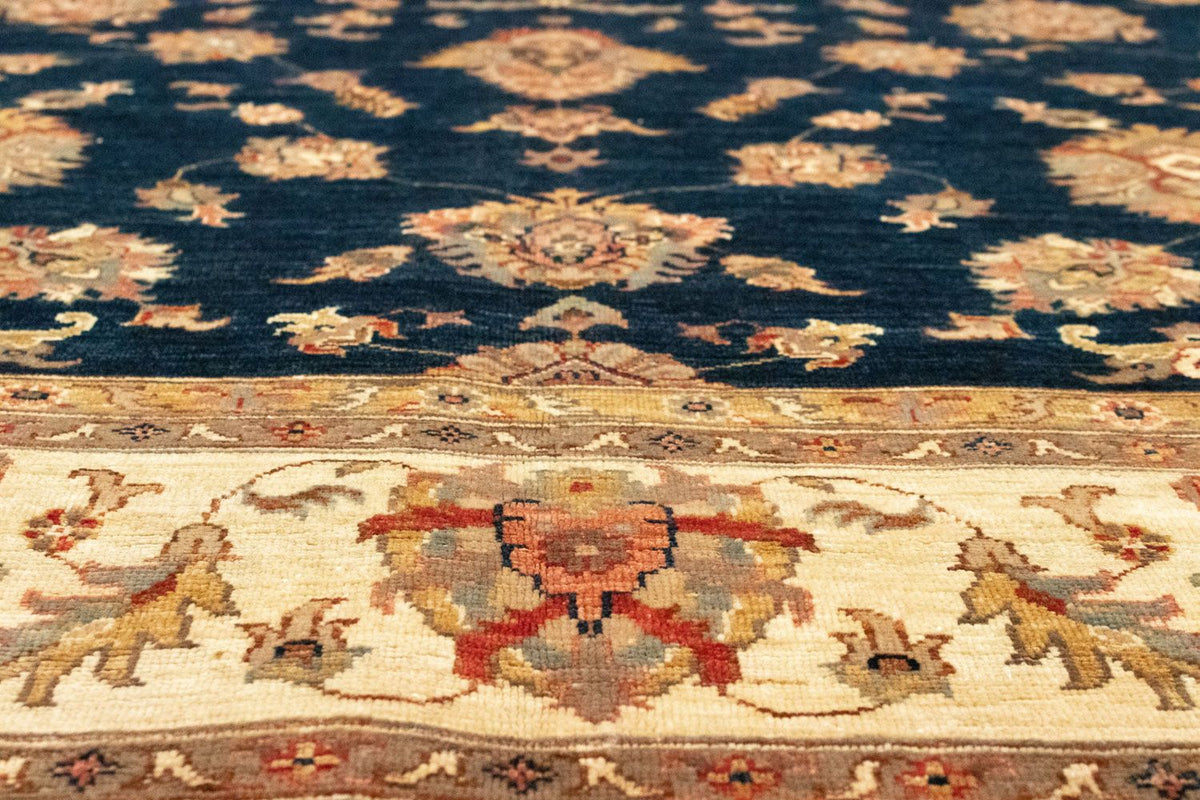 Ziegler Teppich 352 x 247 cm - blau