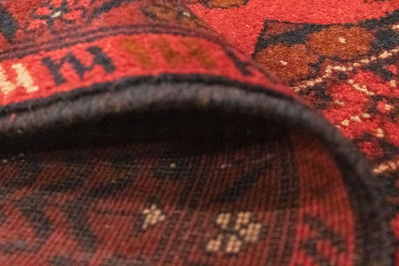 Afghan Teppich - Kunduz 150 x 100 cm - rot