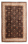 Tapis de Kashan indien Tapis 201x312cm - Tapis oriental - bleu foncé - Rectangle / Bleu foncé / 201 x 312 cm Rectangle