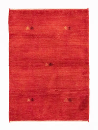 Tapis Gabbeh - Persan - 140 x 100 cm - rouge