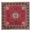 Tapis de Tabriz - 50 rangs Tapis 245x246cm - Tapis persan - rouge foncé - Carré / Rouge foncé / 245 x 246 cm Carré