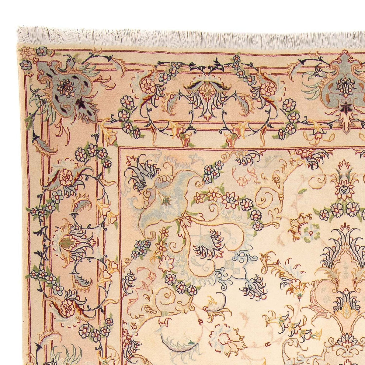 Tabriz - 50 Raj Tappeto 205x302cm - Tappeto persiano - beige