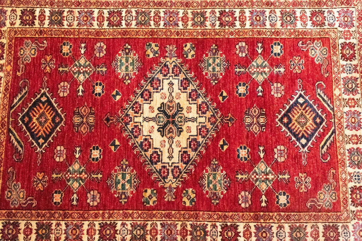 Ziegler Teppich - Kazak 125 x 83 cm - rot