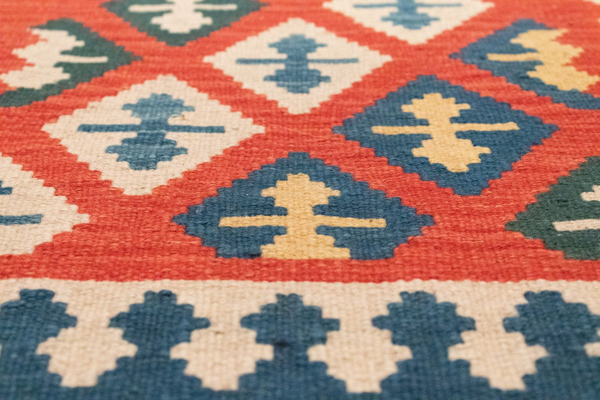 Tappeto corsia Tappeto Kelim - Orientale - 205 x 60 cm - arancione