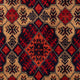 Afghan Teppich 144 x 98 cm - dunkelrot