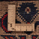 Afghan Teppich 144 x 98 cm - dunkelrot