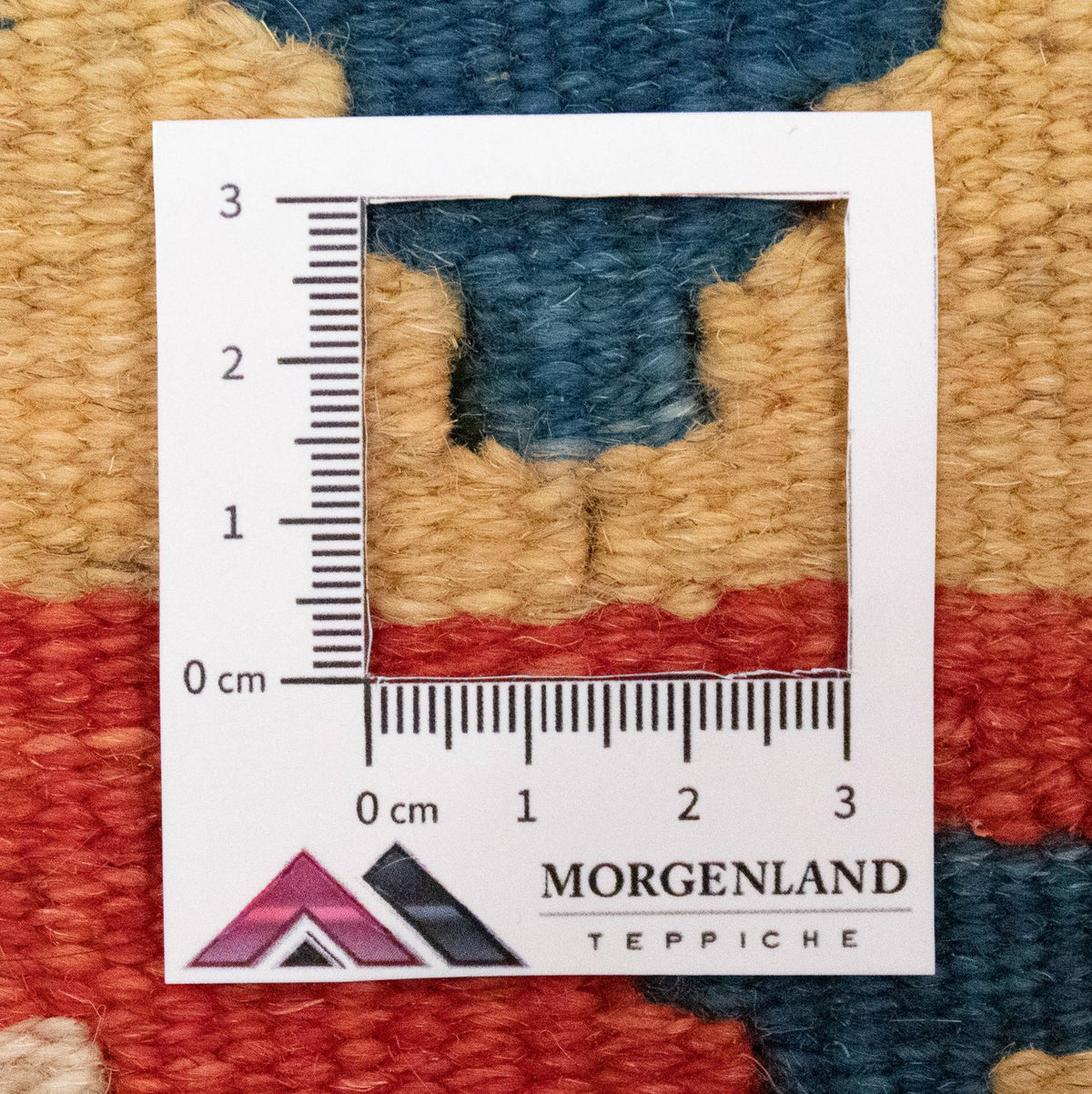 Kelim Teppich - Splash 200 x 70 cm - rot