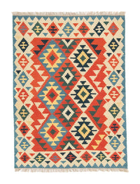 Tapis Kelim - Oriental - 203 x 150 cm - orange