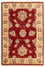 Ziegler Teppich 124 x 84 cm - dunkelrot