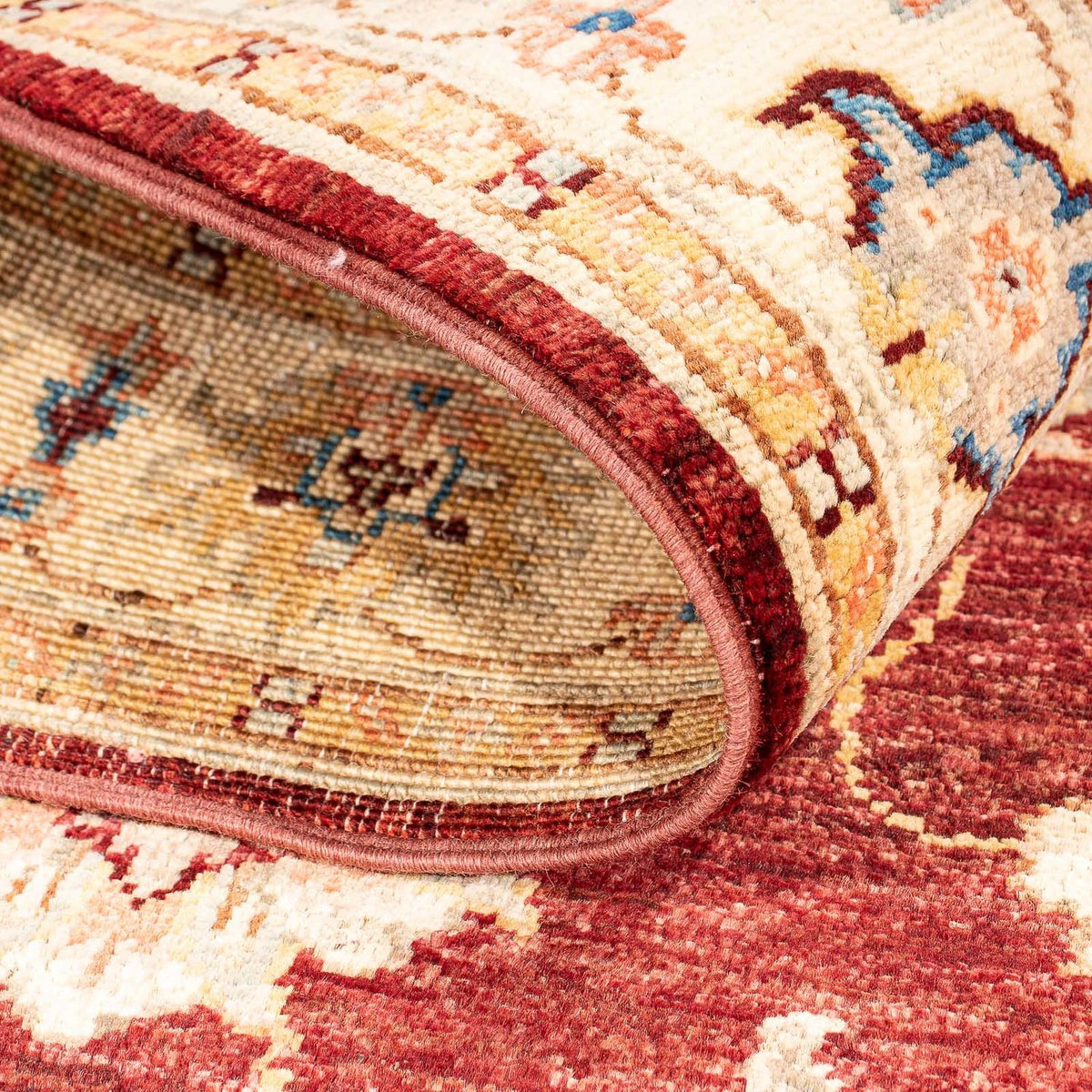 Ziegler Teppich 124 x 84 cm - braun