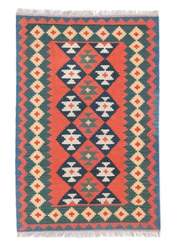 Tapis Kelim - Oriental - 184 x 120 cm - orange