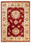 Ziegler Teppich 91 x 62 cm - dunkelrot
