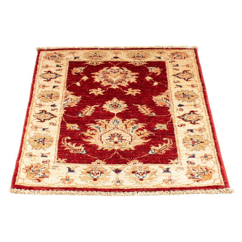 Ziegler Teppich 91 x 62 cm - dunkelrot