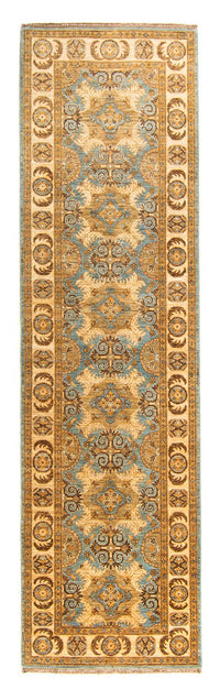 Tapis de couloir Tapis Ziegler - Ariana - 298 x 89 cm - bleu clair
