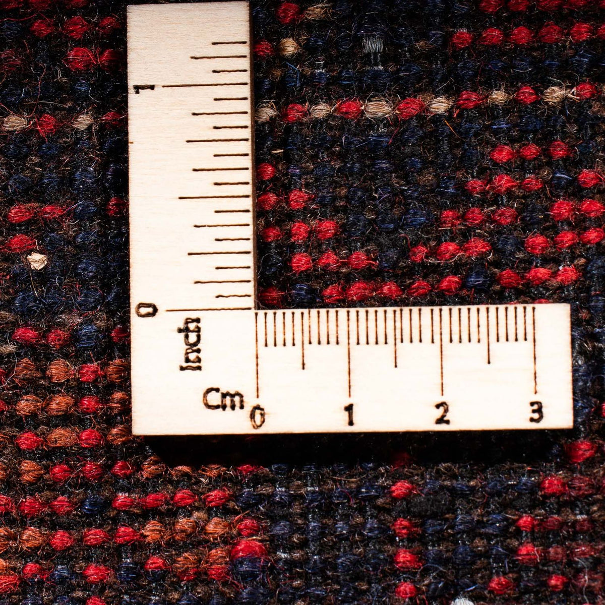 Afghan Teppich - Kunduz 125 x 78 cm - dunkelrot