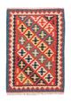 Kelim Teppich - Splash 150 x 102 cm - rot