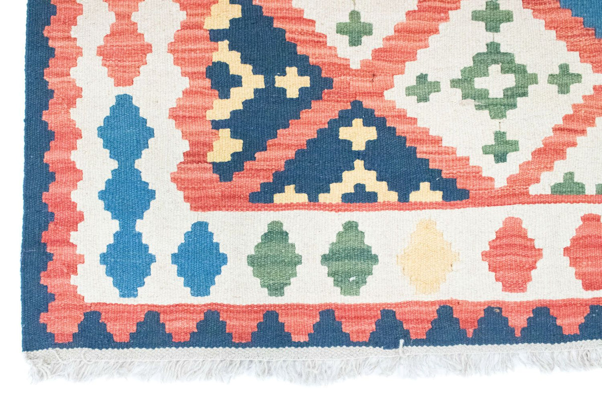 Kelim Teppich - Splash 152 x 102 cm - rot