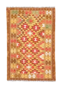 Tapis Kelim - Oriental - 152 x 95 cm - orange
