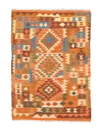 Tapis Kelim - Oriental - 146 x 100 cm - orange