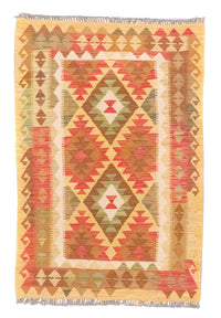 Tapis Kelim - Oriental - 148 x 98 cm - orange