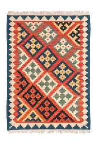 Tapis Kelim - Oriental - 118 x 85 cm - orange