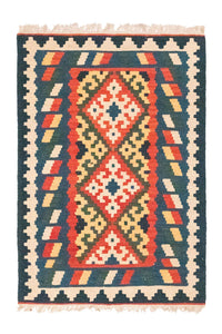 Tapis Kelim - Oriental - 124 x 80 cm - orange