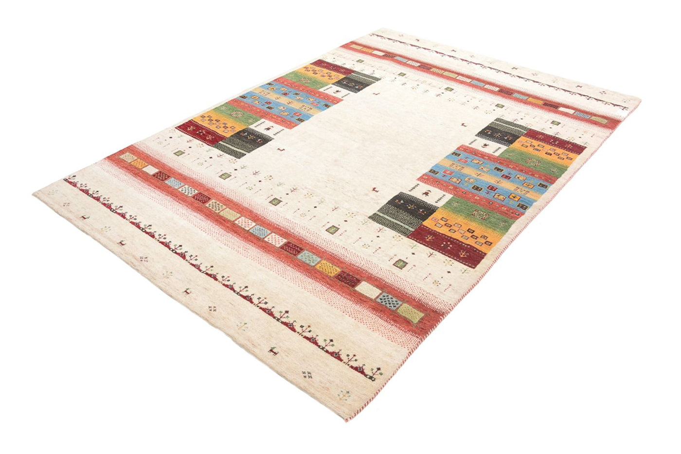 Gabbeh Teppich - Loribaft Indus - 240 x 171 cm - mehrfarbig