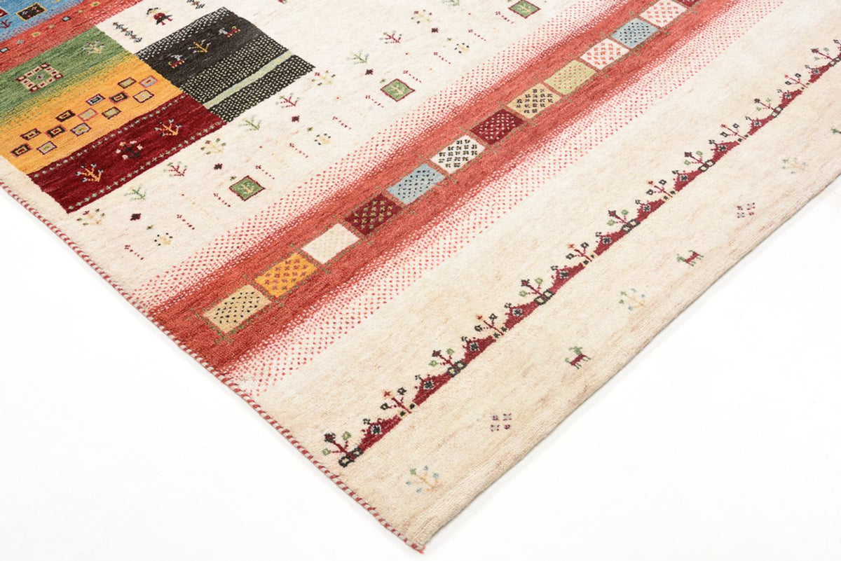 Gabbeh Teppich - Loribaft Indus - 240 x 171 cm - mehrfarbig