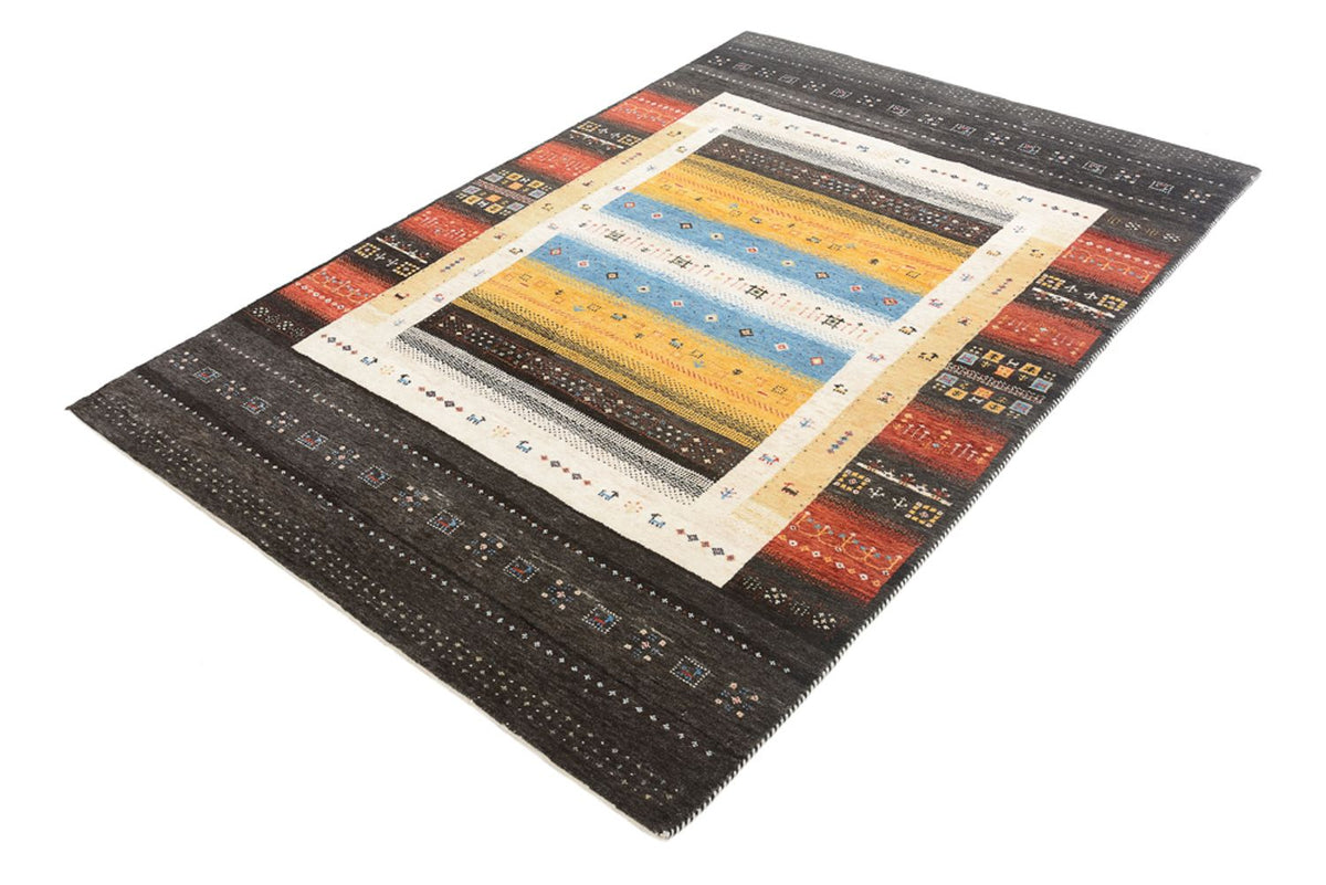 Gabbeh Teppich - Loribaft Indus - 212 x 143 cm - mehrfarbig