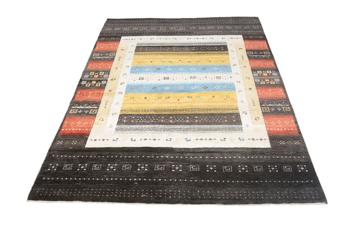 Gabbeh Teppich - Loribaft Indus - 212 x 143 cm - mehrfarbig