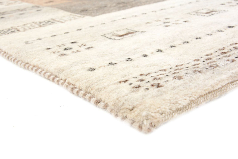 Gabbeh Teppich - Loribaft Indus - 201 x 140 cm - dunkelbeige