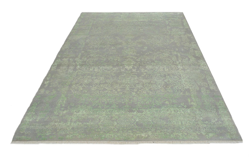 Designer Teppich - 259 x 183 cm - hellgrün