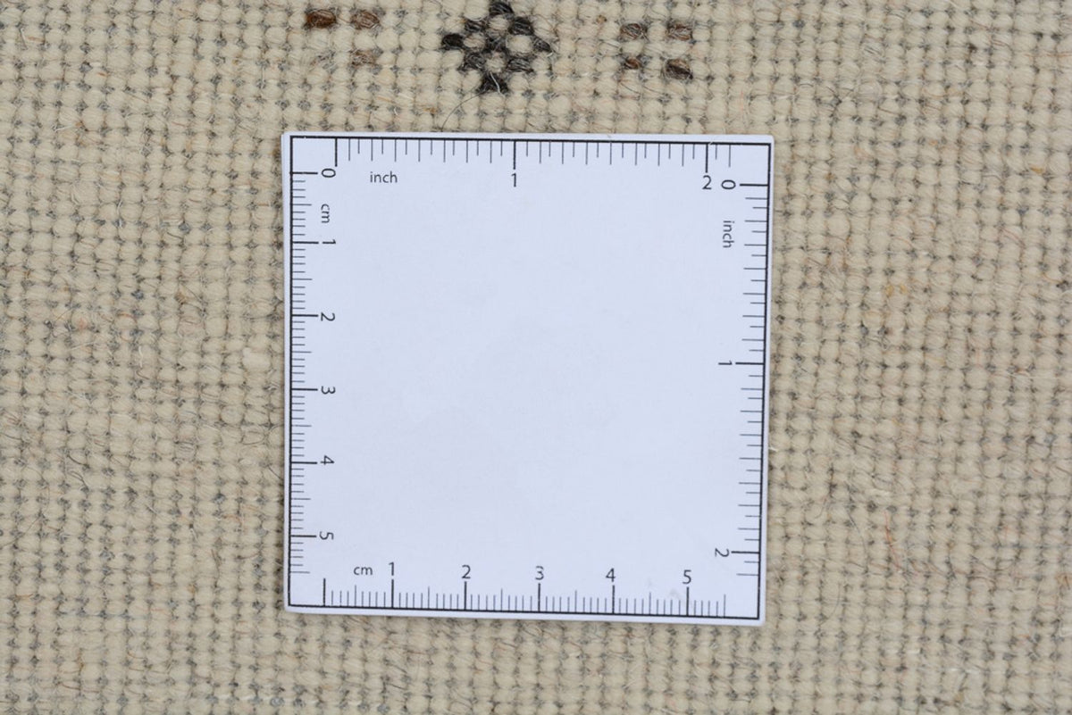 Gabbeh Teppich - Loribaft Indus - 302 x 248 cm - dunkelbeige