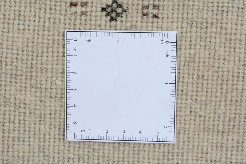 Gabbeh Teppich - Loribaft Indus - 302 x 248 cm - dunkelbeige