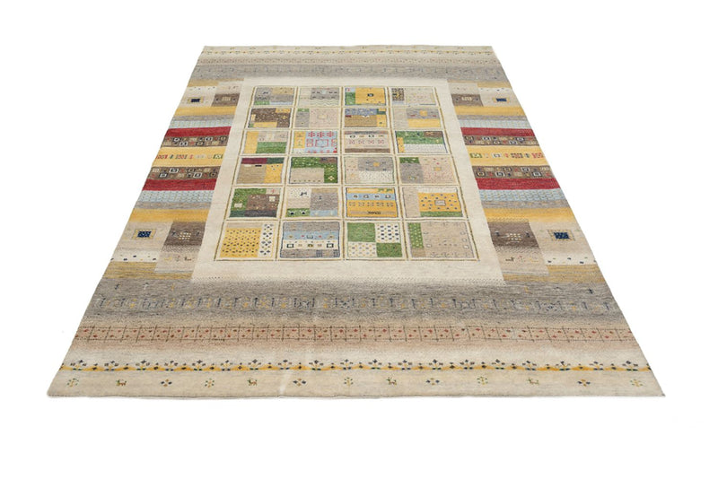 Gabbeh Teppich - Loribaft Indus - 241 x 174 cm - mehrfarbig