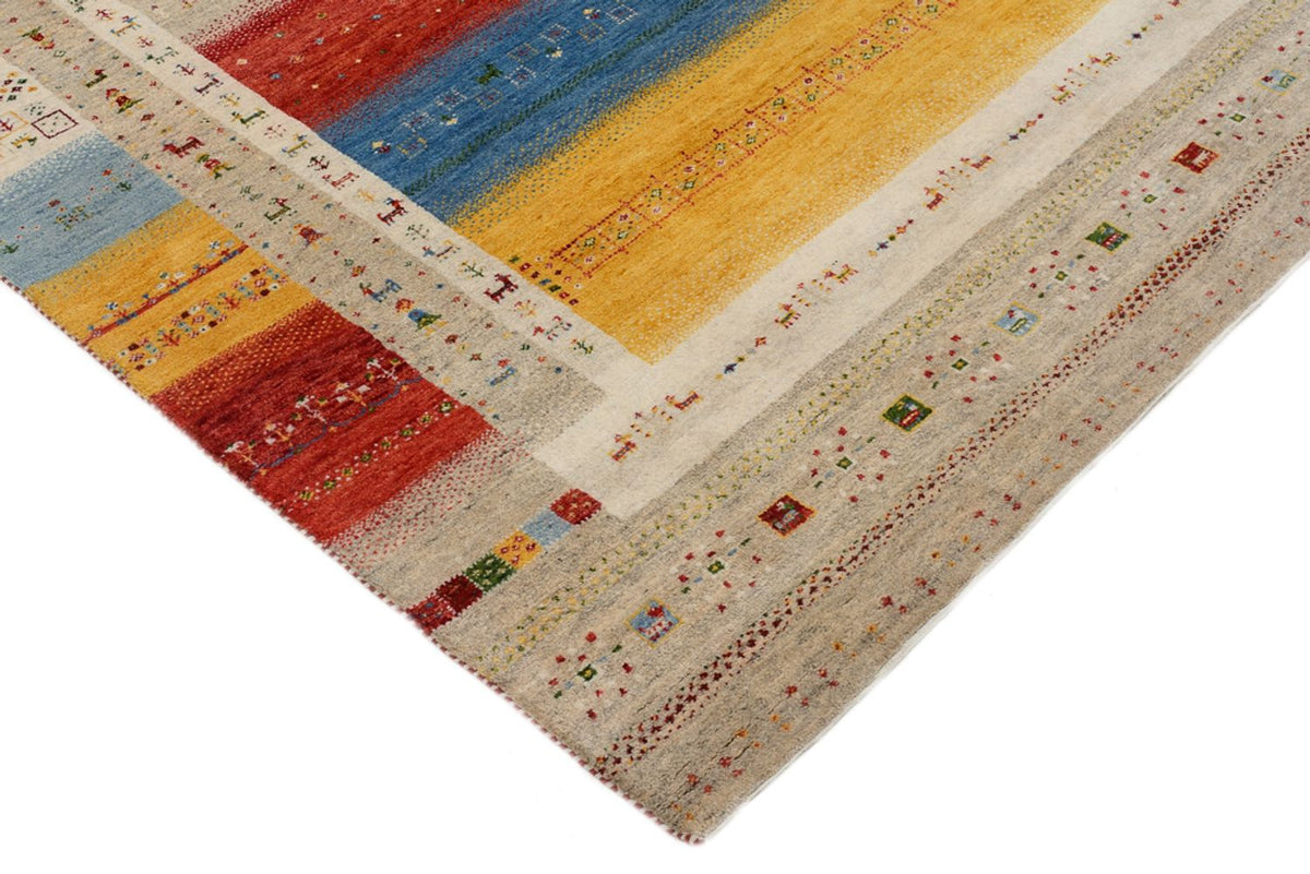 Gabbeh Teppich - Loribaft Indus - 236 x 173 cm - mehrfarbig