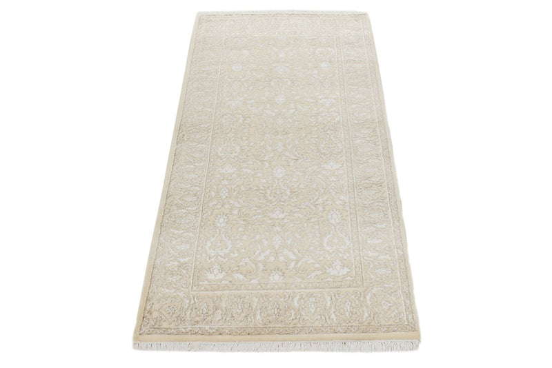 Orientteppich - 144 x 73 cm - hellbeige