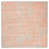 Designer Teppich quadratisch  - 248 x 247 cm - orange
