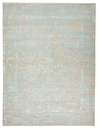 Tapis design - 401 x 307 cm - bleu clair