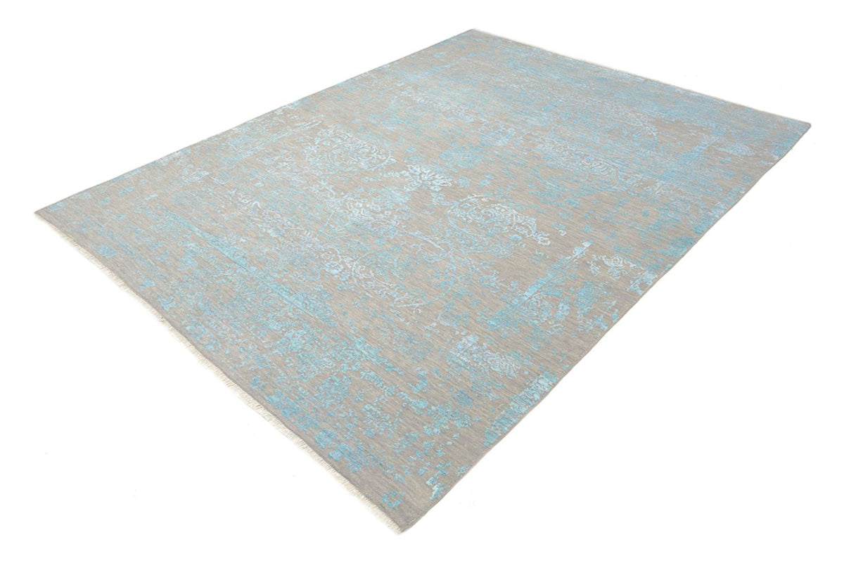 Designer Teppich - 307 x 401 cm - hellblau